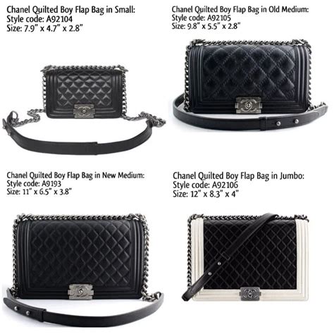 chanel boy vs new|chanel boys bag size.